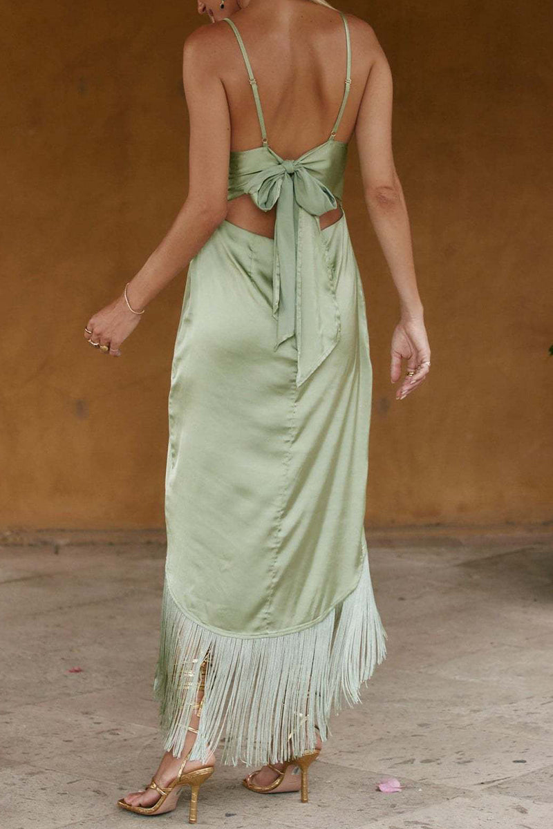 Sexy Solid Bandage Asymmetrical Strapless Irregular Dress Dresses Ada Fashion