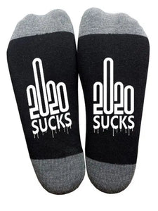 2020 Middle Finger Graphic Crew Socks adawholesale