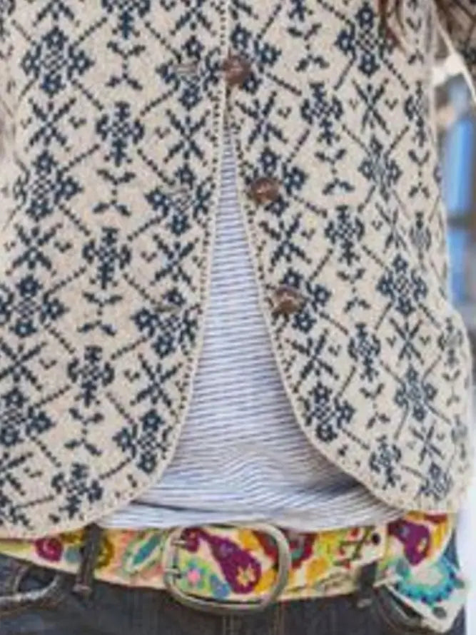 Cotton-Blend Vintage Outerwear adawholesale