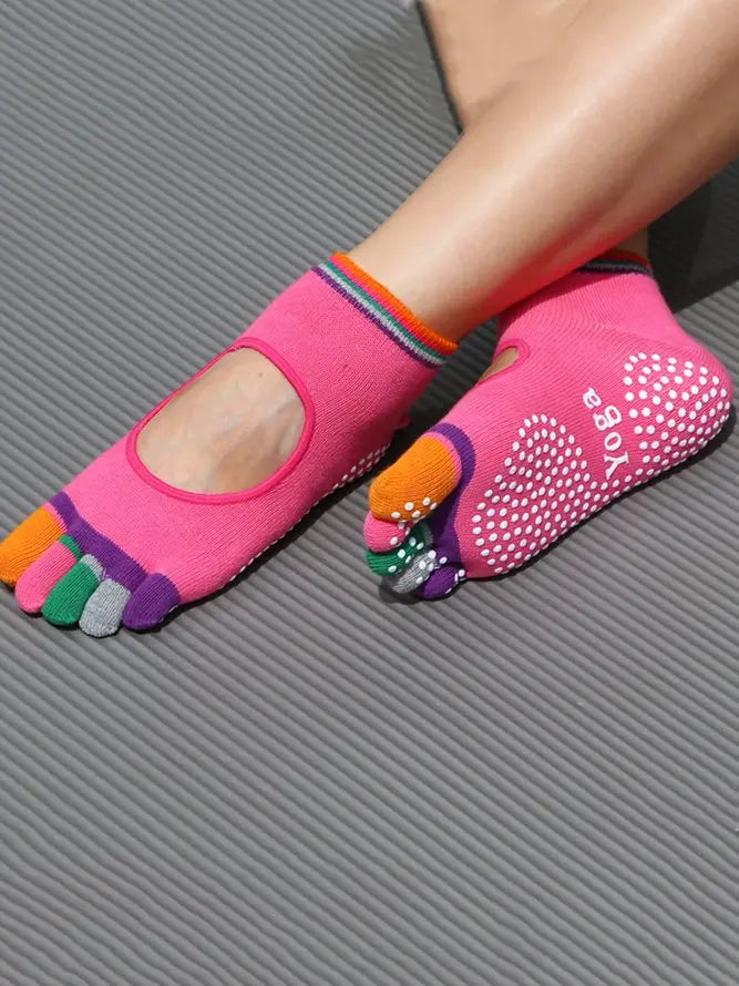 Cotton Casual Yoga Toe Socks adawholesale