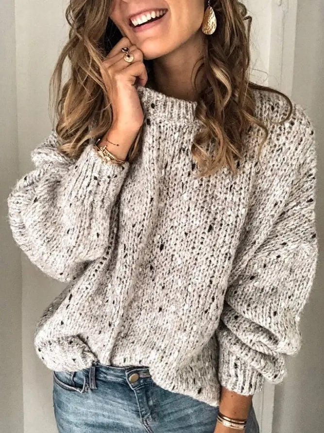 Cotton Long Sleeve Vintage Sweater AD493 adawholesale