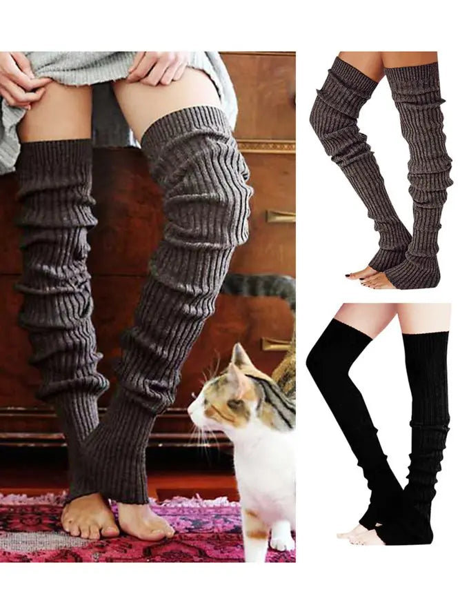 Extended Warm Cashmere Over-Knee Socks and Leggings adawholesale
