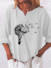 Load image into Gallery viewer, Floral Floral-Print Boho Long Sleeve Shirts &amp; Tops mysite
