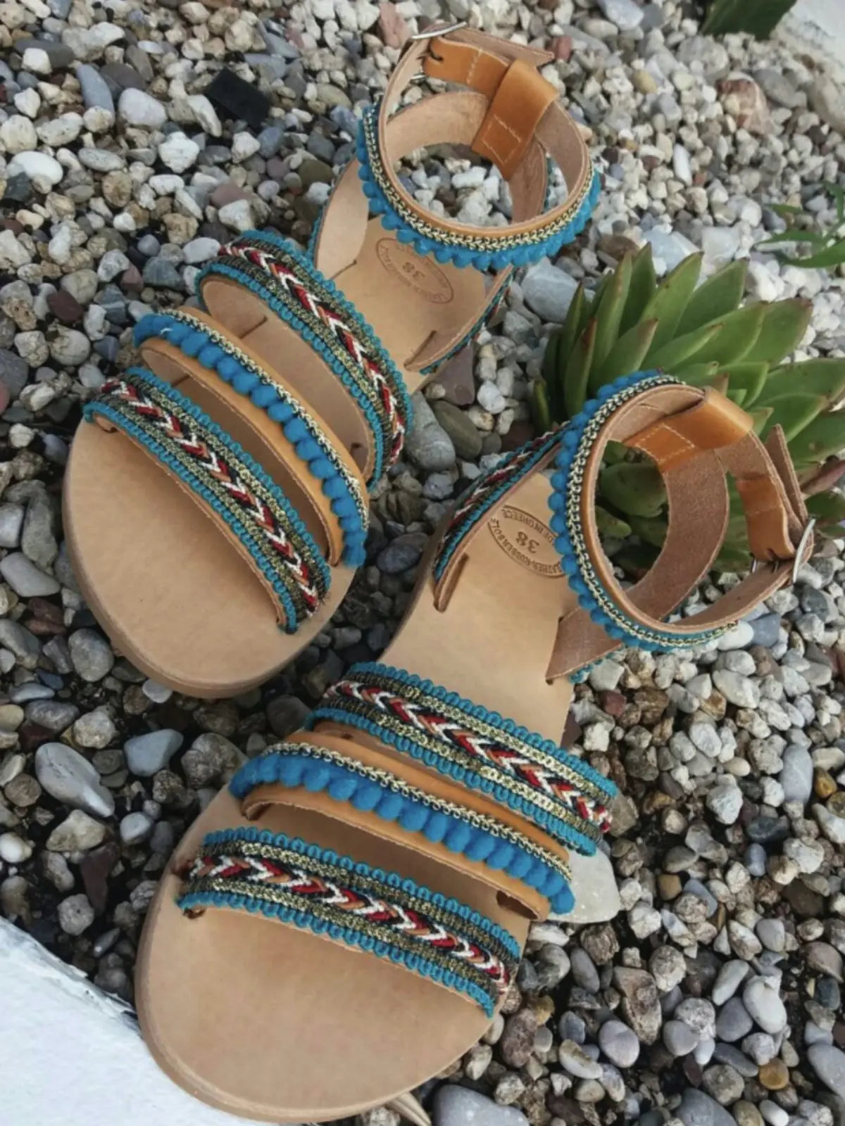 Holiday Leather Sandals mysite
