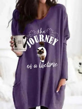 Load image into Gallery viewer, Letter Long Sleeve Cotton Casual Shirts &amp; Tops mysite
