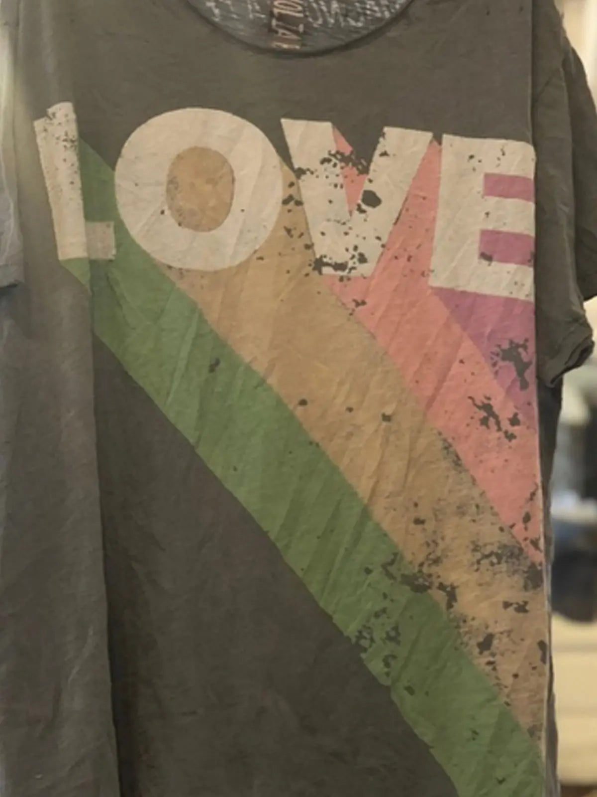Love's rainbow Print T-shirt mysite