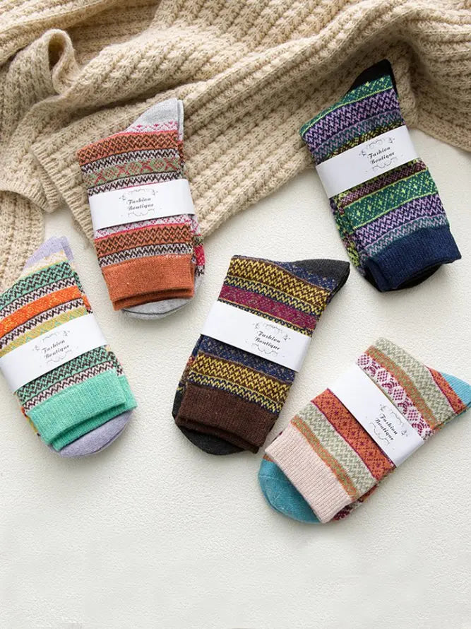 Multicolor Cotton-Blend Socks adawholesale
