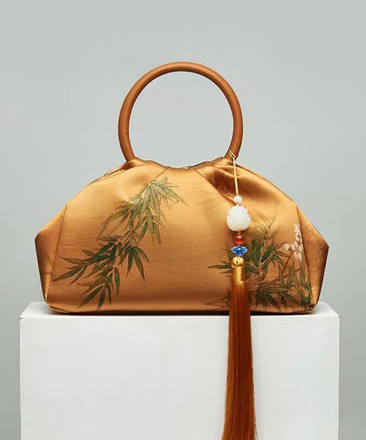 New Chinese Style Jade And Bamboo Design Women Handbag Ada Fashion