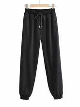 Load image into Gallery viewer, New Solid Drawstring Jogger Pants Women adawholesale

