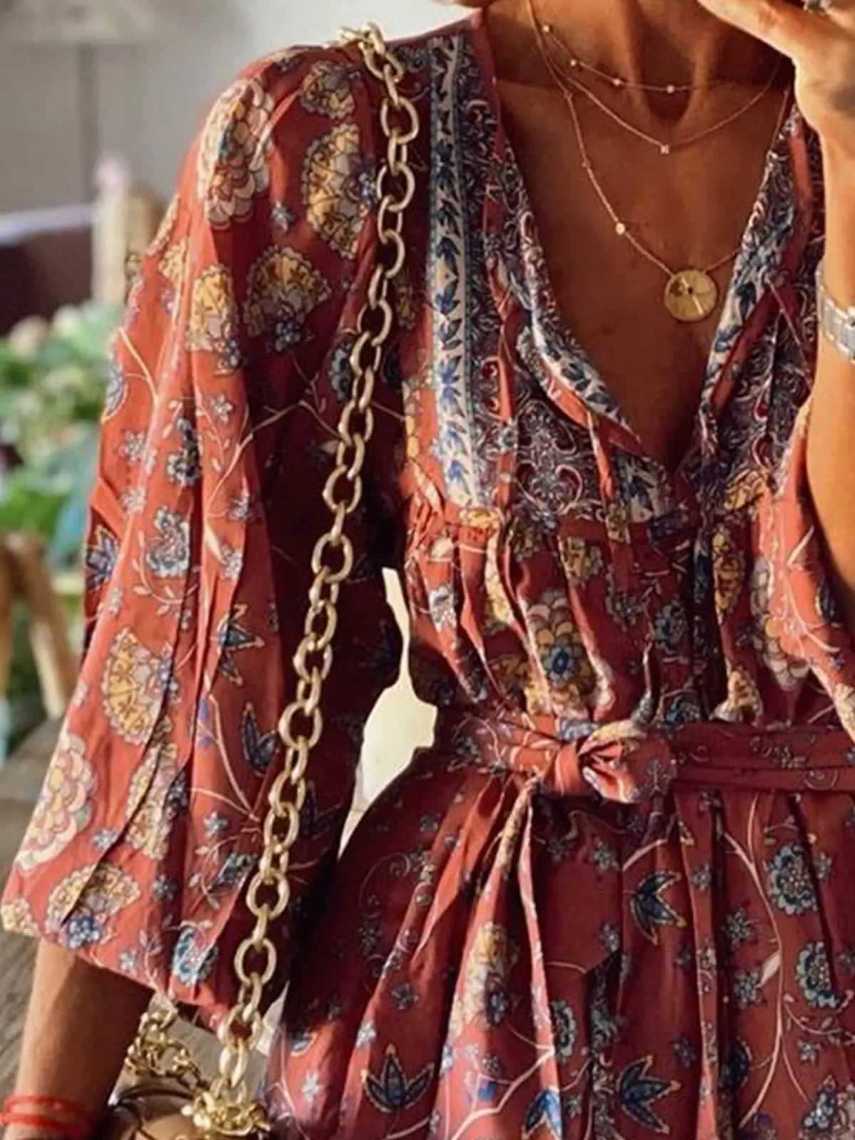 New Women Chic Plus Size Summer Comfortable Boho Vintage Holiday Floral Dresses mysite
