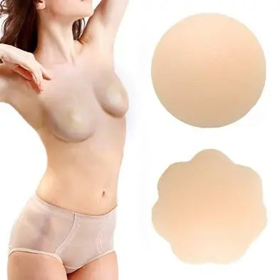 Nipple Covers Womens Reusable Adhesive Invisible Round Silicone Cover adawholesale