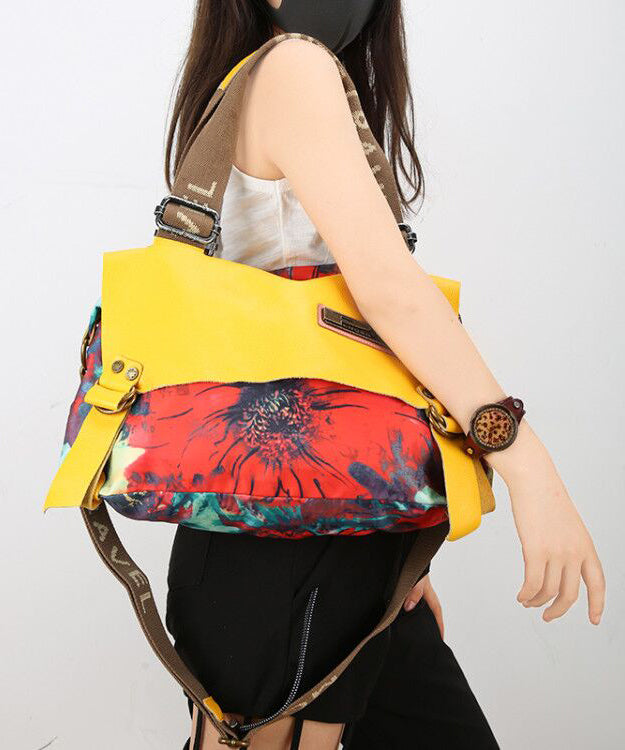 Original Design Large Capacity Printed Messenger Bag Ada Fashion