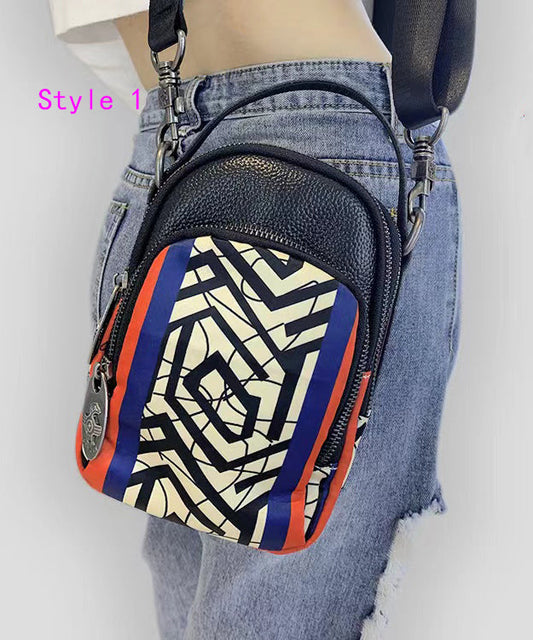 Original Design Sense Printed Versatile Shoulder Bag Ada Fashion