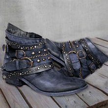 Load image into Gallery viewer, Pu Rivet Summer Boots AD361 adawholesale
