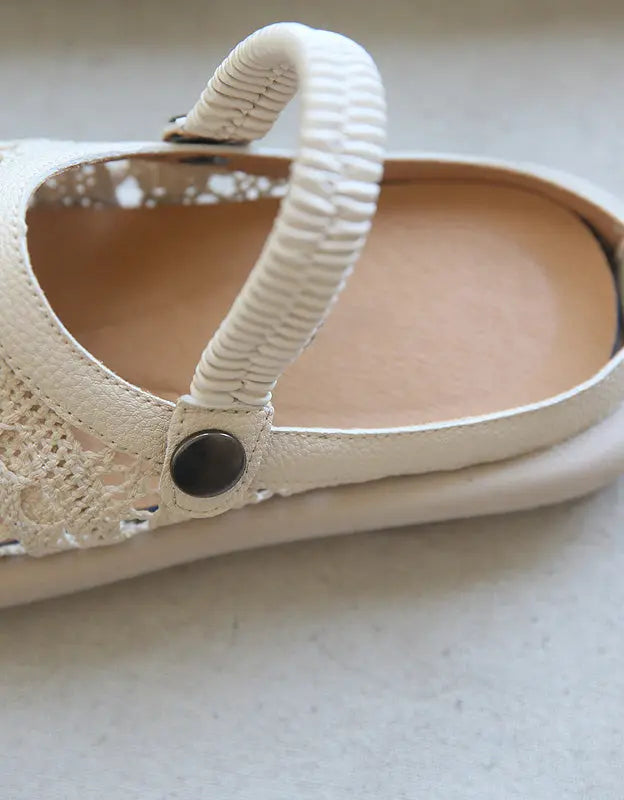 Soft Sole Summer Comfortable Lace Slippers Ada Fashion