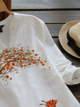 Load image into Gallery viewer, White Vintage Cotton-Blend Shirts &amp; Tops AD788 mysite

