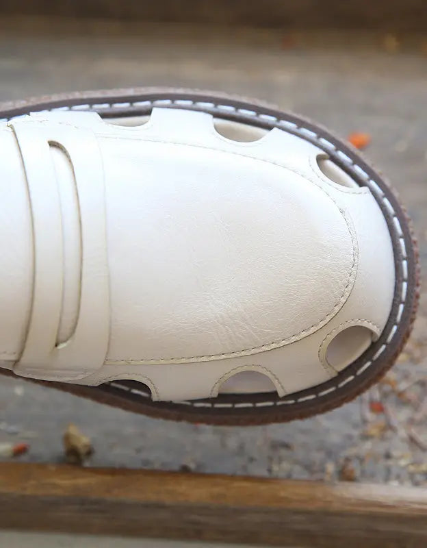 Wide Toe Box Cut-out Breathable Sandals Slingback Ada Fashion