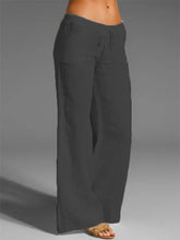 Load image into Gallery viewer, Woman Linen Casual Sweet Solid Pants AD425 adawholesale
