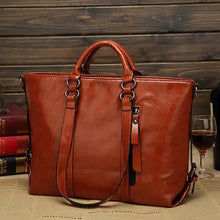 Load image into Gallery viewer, Women High Capacity Stylish PU Leather Messenger Bag Socialite Handbag adawholesale
