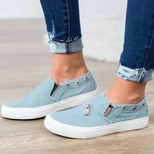 Load image into Gallery viewer, Women Mariachi Distressed canvas Sneaker Shoes adawholesale
