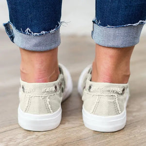 Women Mariachi Distressed canvas Sneaker Shoes adawholesale