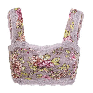 Women's Sexy Floral Printing Breathable Wireless Vest Bra adawholesale