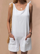 Load image into Gallery viewer, Pockets Sleeveless Casual Linen Rompers CM92
