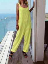 Load image into Gallery viewer, Casual Sleeveless Plus Size Jumpsuits With Pockets CM89
