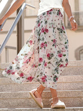 Load image into Gallery viewer, Floral Vacation Long Skirt TE100060
