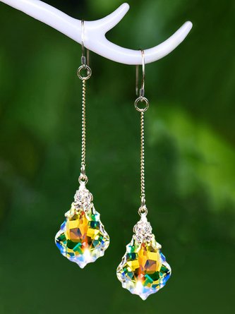 Casual Ombre Irregular Austrian Crystal Earrings Daily Holiday Dress Jewelry MMi14