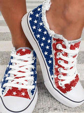 Load image into Gallery viewer, American Independence Day Flag Commemorative Canvas Shoes CN11
