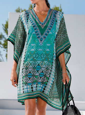 Ethnic Vacation Kaftan Dress TE100043
