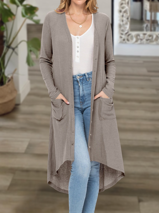 Casual Loose Cotton-Blend Other Coat PA41