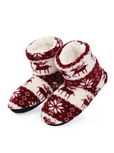 Load image into Gallery viewer, Women&#39;s Christmas Non-Slip Printing Warm Home Flat Heel Boots PJ60
