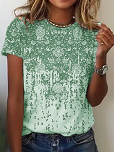 Load image into Gallery viewer, Ethnic Loose Casual Jersey T-Shirt MMq16
