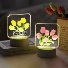 Load image into Gallery viewer, DIY Hand-made Painting Tulip Night Light
