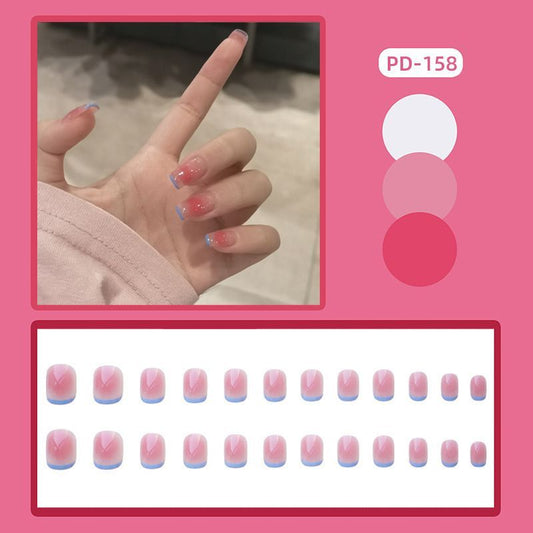 Gradient Pointed Faux Nail Tips MJ13 Ada Fashion