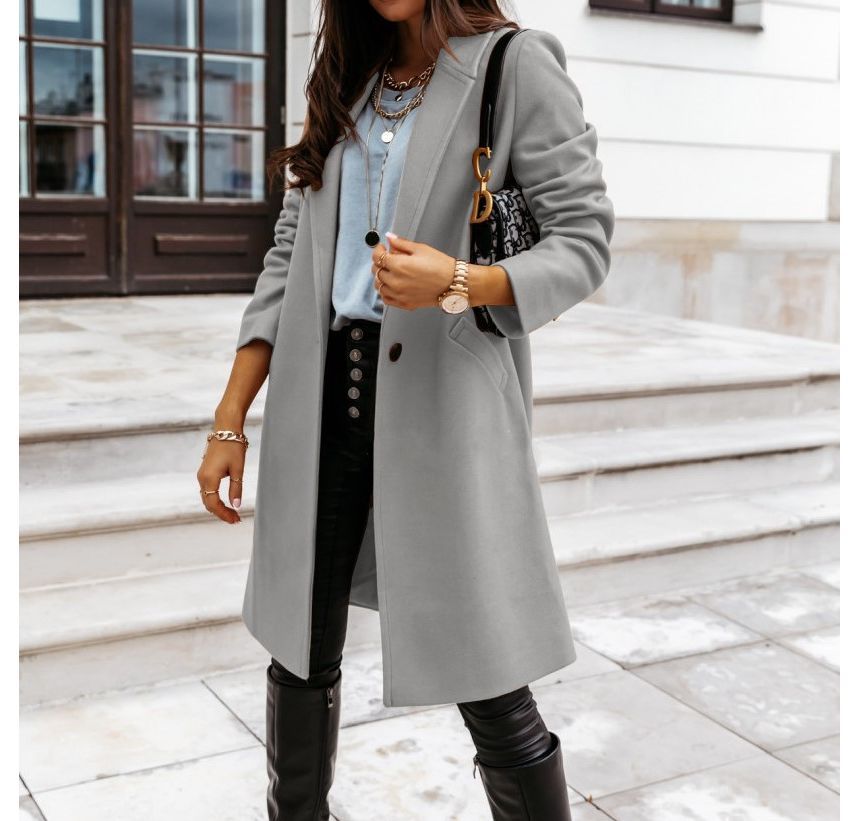 One-Button Coat YR4042