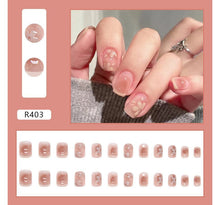 Load image into Gallery viewer, Floral Faux Nail Tips ZS1070
