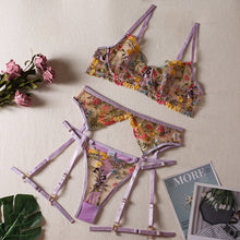 Load image into Gallery viewer, Floral Lingerie Set
