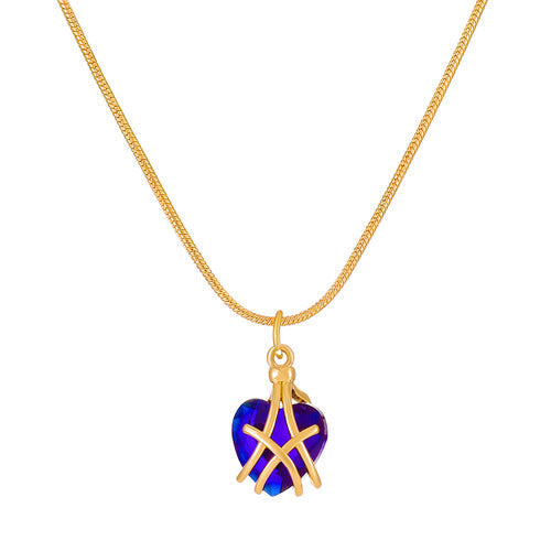 Diamond Castle Heart Necklace LIN47 Wonderland Case