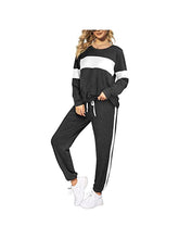 Load image into Gallery viewer, Loose Casual Contrast Color Women&#39;s Trouser Set OT156

