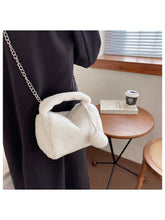 Load image into Gallery viewer, Plush Pure Color Chain Casual Shoulder Bags OT105
