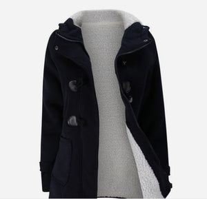 Causal Hooded Winter Women Coats AD294