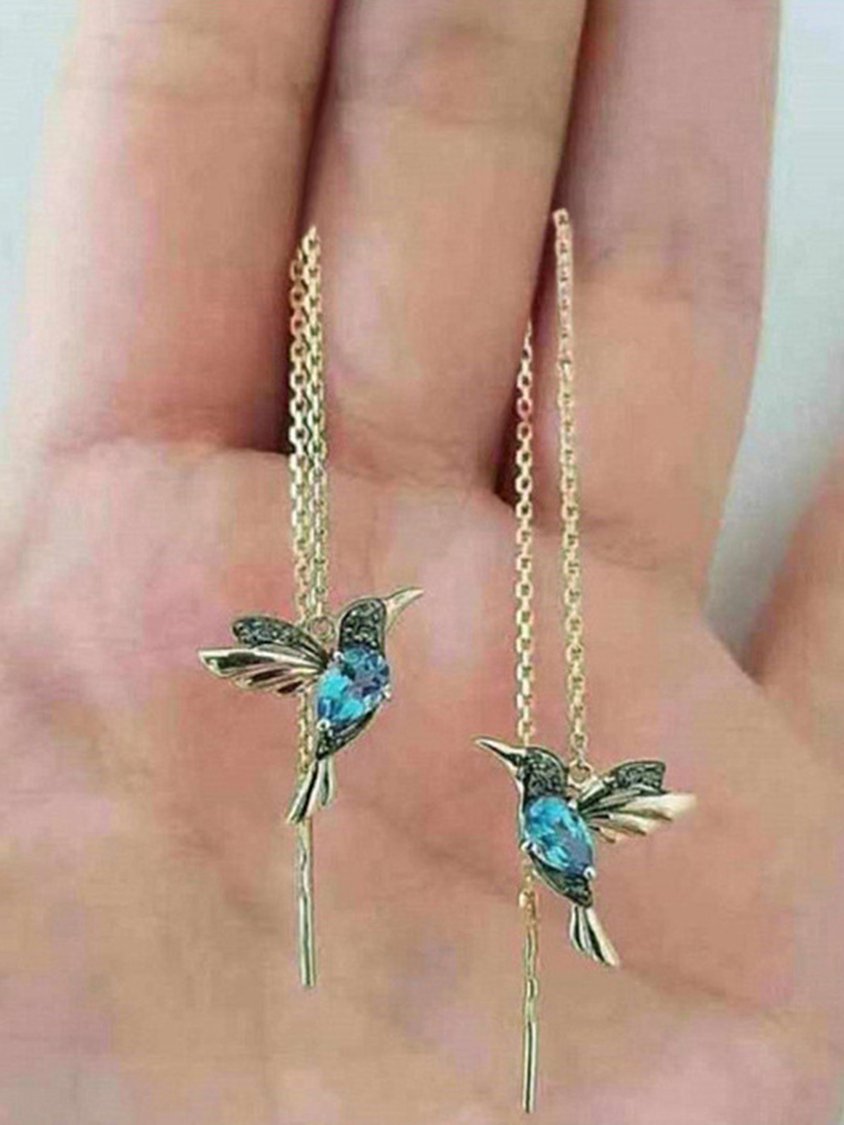 Bejeweled Bird Earrings MMi5
