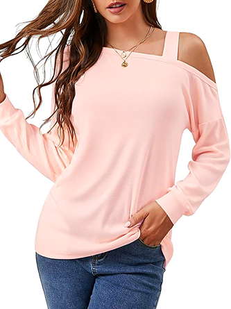 Cold Shoulder Casual T-Shirt AW10055