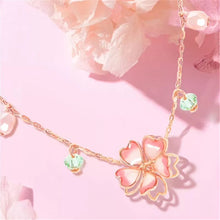 Load image into Gallery viewer, Pink Flower Necklace
