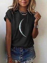 Load image into Gallery viewer, Star Printed Casual Short Sleeve Crew Neck Casual T-shirt AD853
