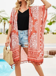 Vacation Printing Ethnic Coverup QAP7